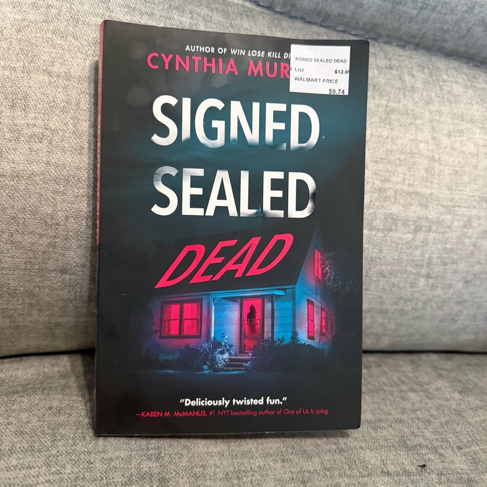 SOLD Signed Sealed Dead Book
